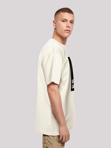 T-Shirt 'SELF CARE' F4NT4STIC en beige