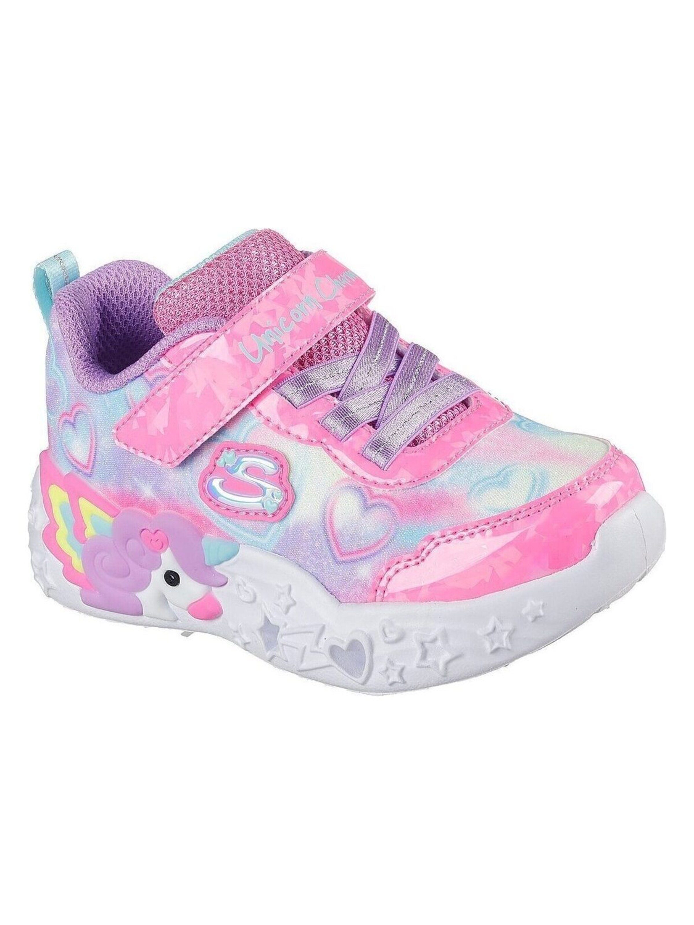 SKECHERS - Zapatillas deportivas 'Skechers S Lights-unicorn Charmer-lil' en rosa: frente