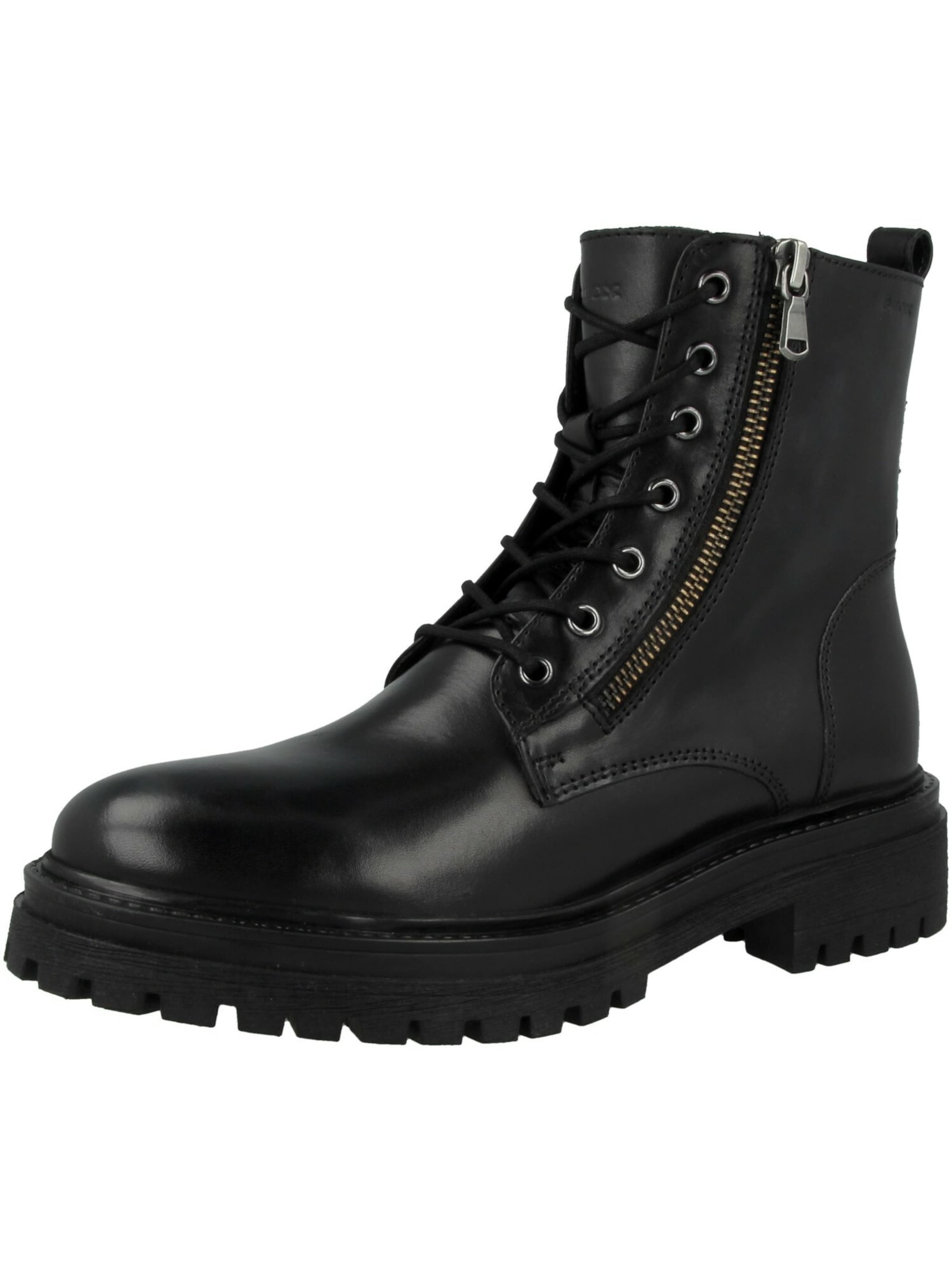 Bottines à lacets 'Iridea' GEOX en noir : devant