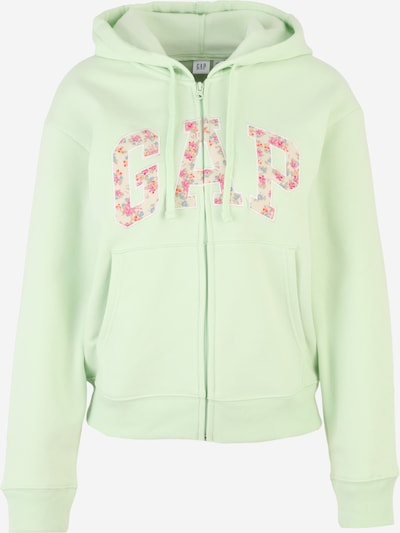 Džemperis 'HERITAGE' iš Gap Tall, spalva – nebalintos drobės spalva / šviesiai žalia / šviesiai rožinė / balta, Prekių apžvalga