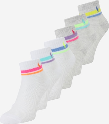 Polo Ralph Lauren Къси чорапи в сиво: отпред
