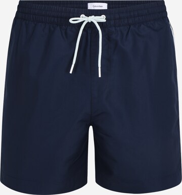 Shorts de bain Calvin Klein Swimwear en bleu : devant