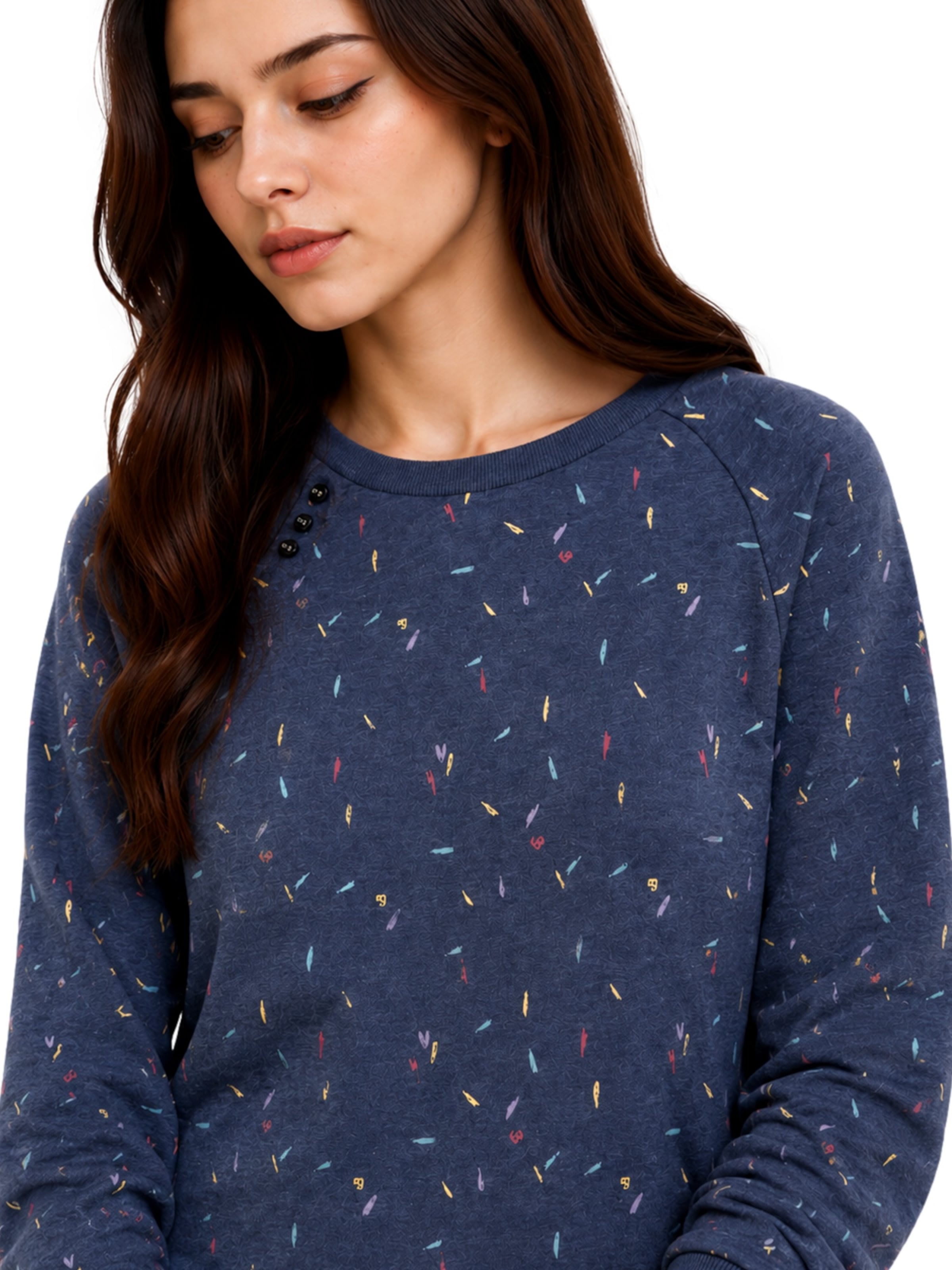 Felpa 'Johanka Organic' di Ragwear in blu