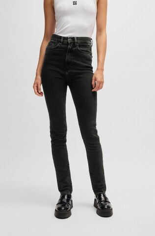 Skinny Jean 'Girali' HUGO en noir : devant