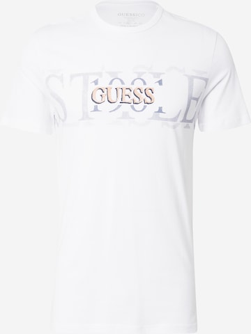 GUESS - Camisa em branco: frente