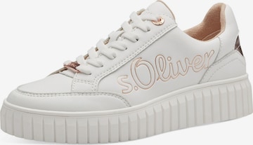 Sneaker bassa di s.Oliver in bianco: frontale