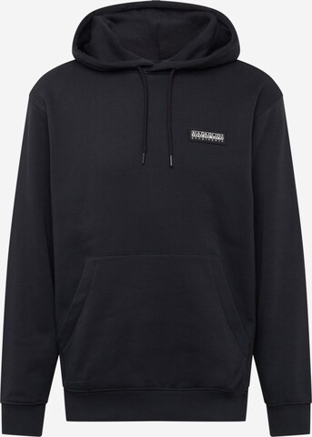 NAPAPIJRI Sweatshirt in Black: front