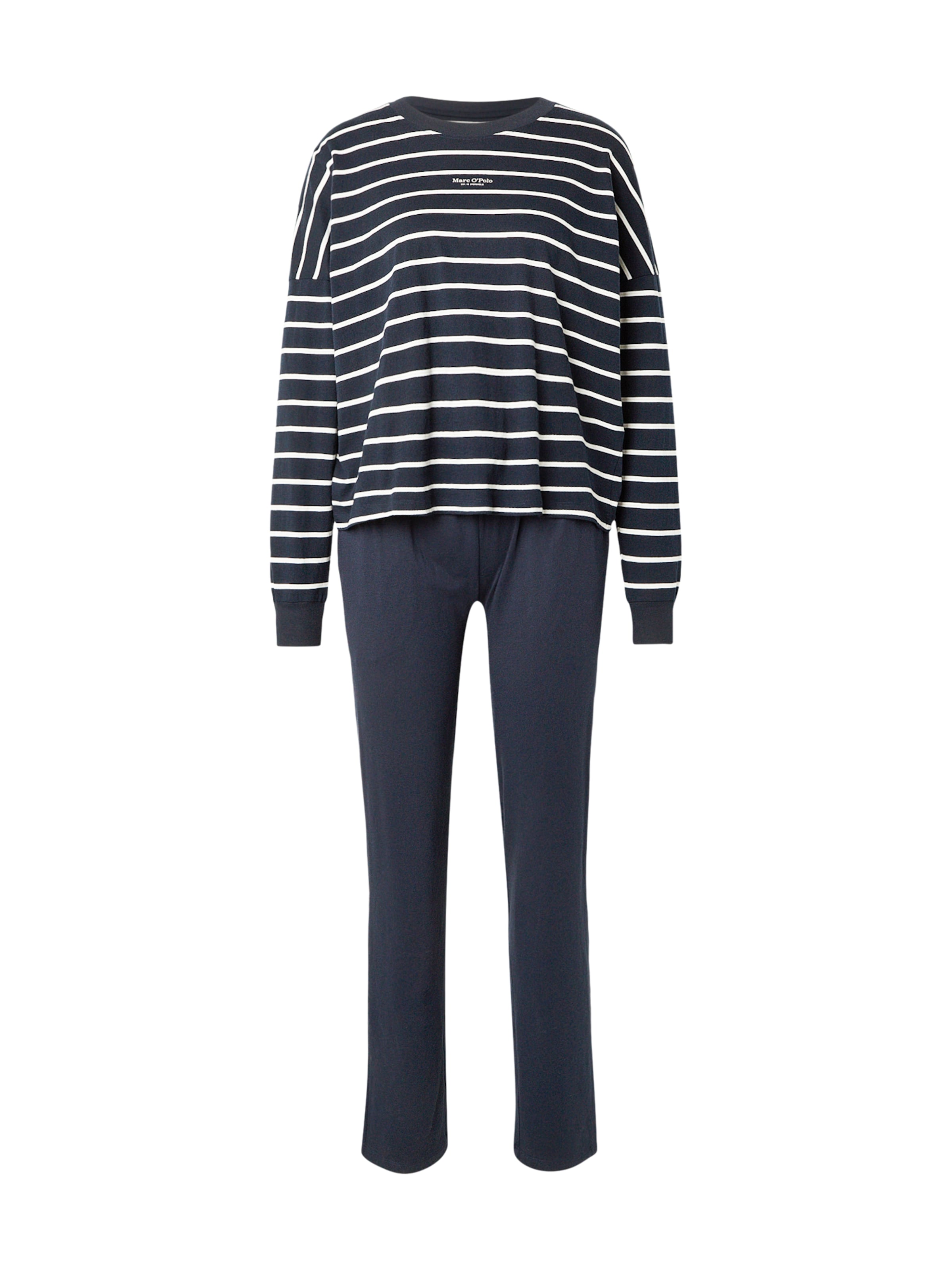 Marc O'Polo Πιτζάμα σε μπλε: μπροστά