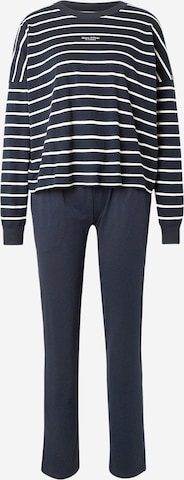 Marc O'Polo Pyjama värissä sininen: etupuoli