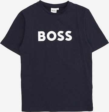 Maglietta di BOSS in blu: frontale