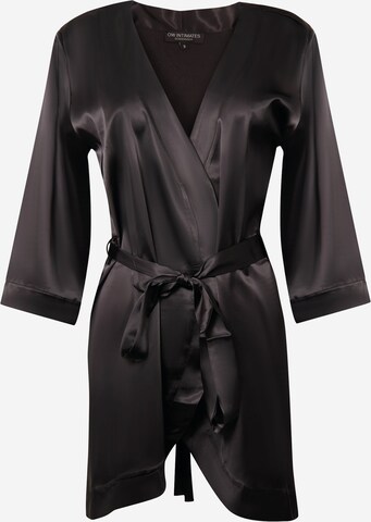 OW Intimates Dressing Gown 'CANDICE' in Black: front