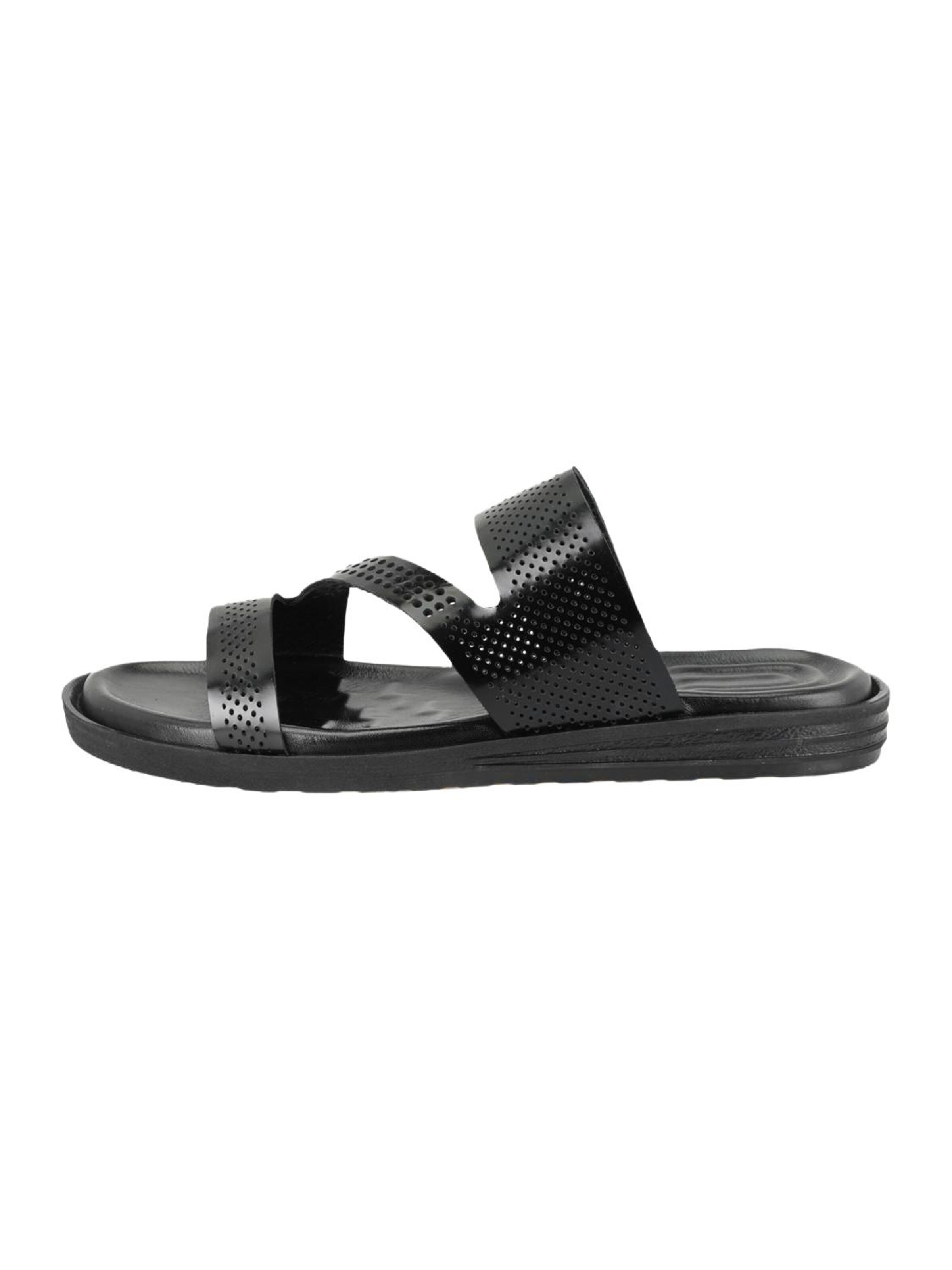 Desa Slippers 'Sandalen' in Black