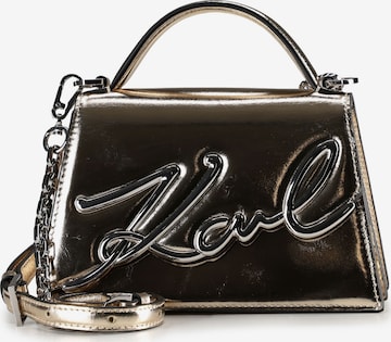 Karl LagerfeldRučna torbica 'Signature 2.0' - zlatna boja: prednji dio