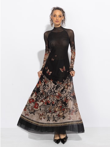 JIORO Kleid in Schwarz