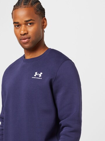 UNDER ARMOUR Athletic Sweatshirt 'Essential' in Blue