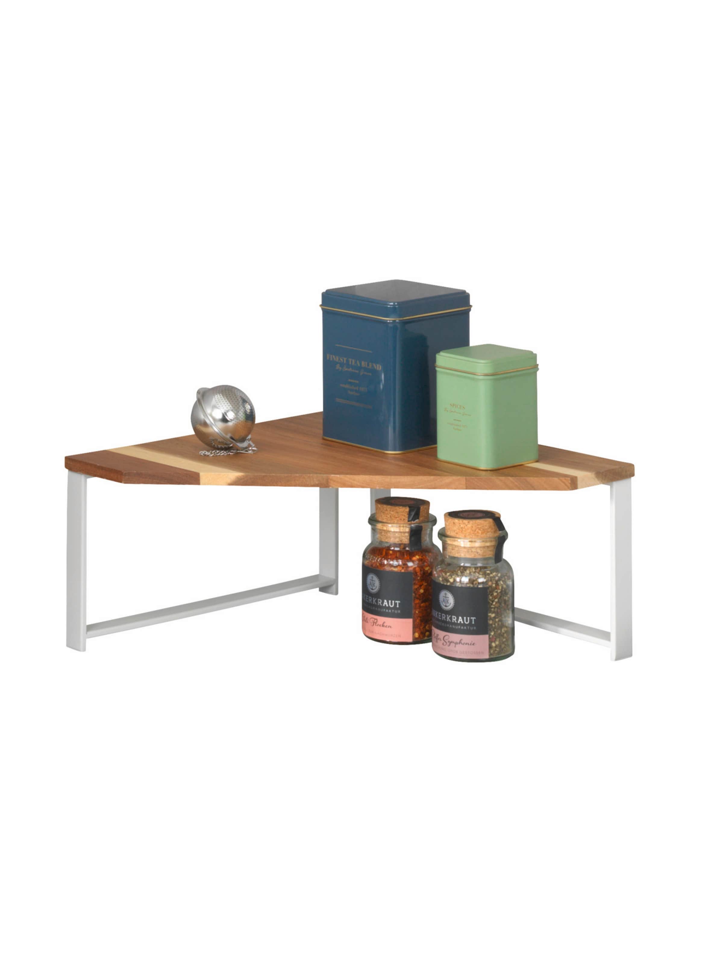 Wenko Eckregal in Braun