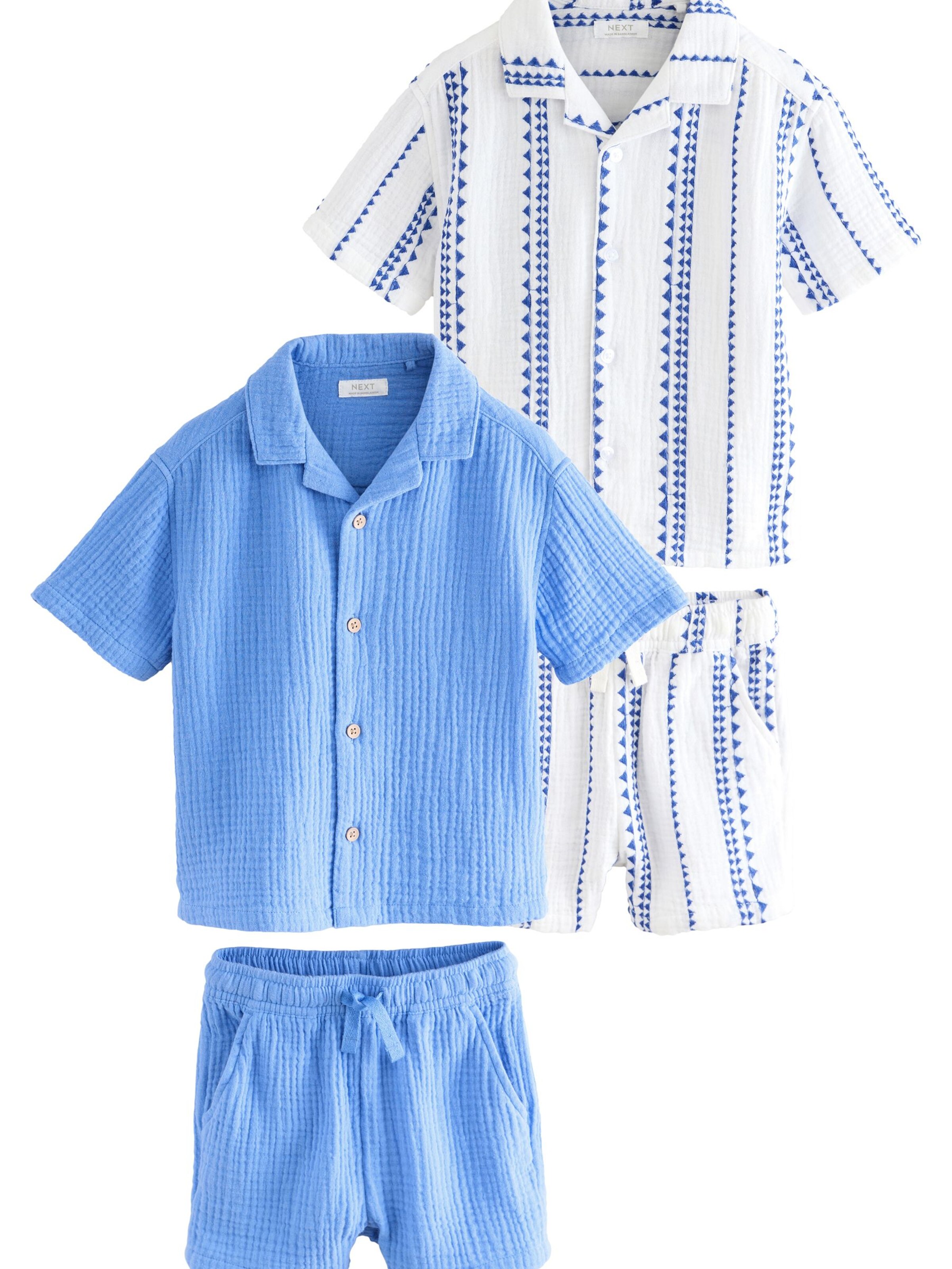 Next - Conjuntos em azul: frente