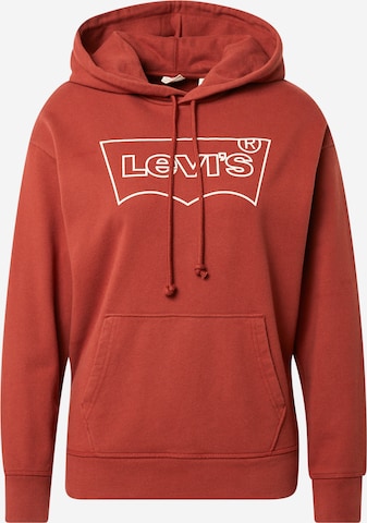 ruda LEVI'S ® Megztinis be užsegimo 'Graphic Standard Hoodie': priekis