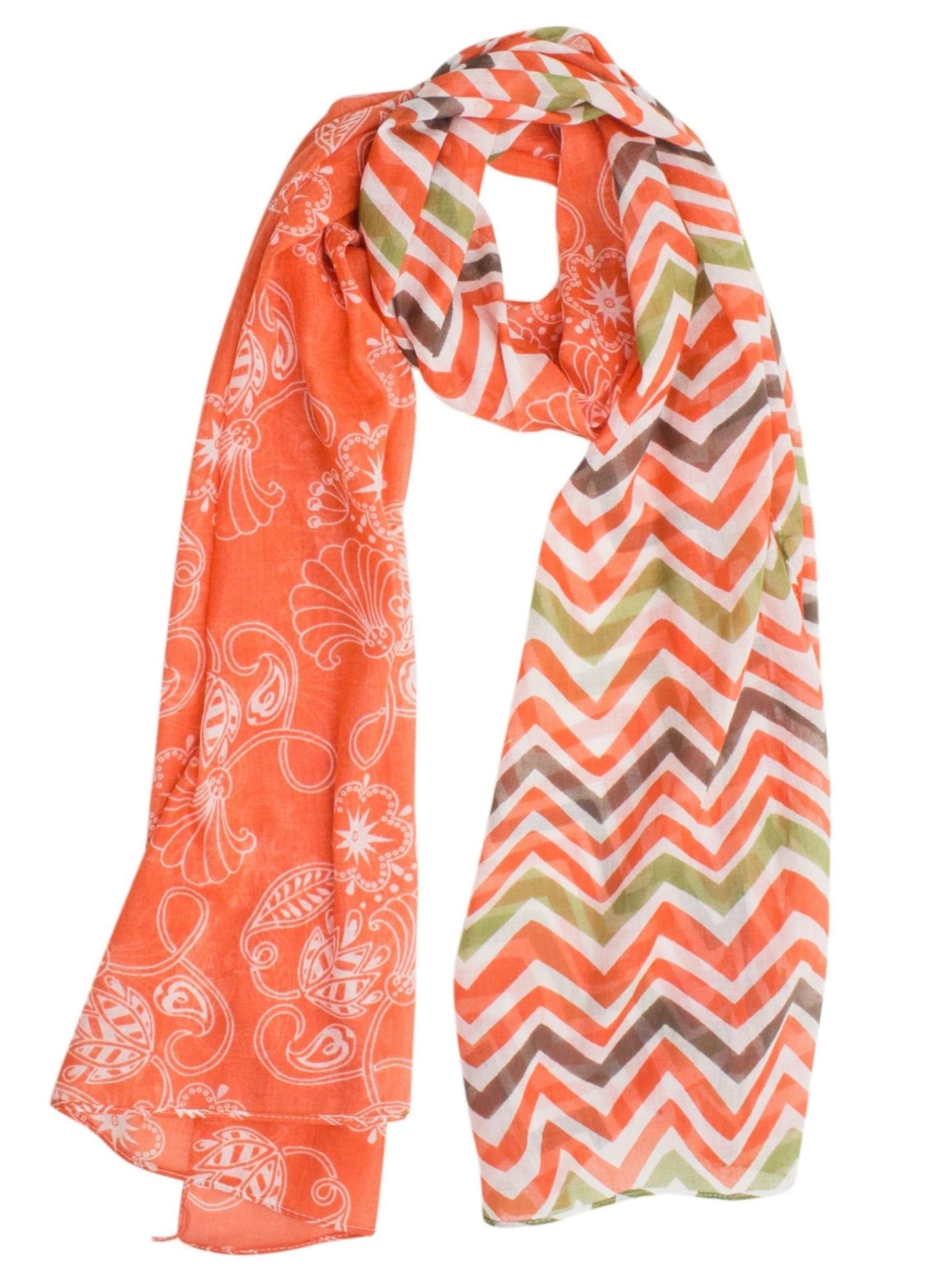 Sunsa Scarf 'Sunsa' in Orange: front