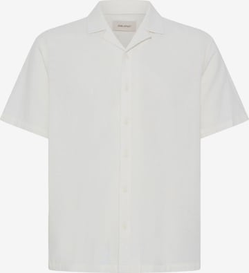 BLEND Button Up Shirt ' BHAban Cuba Linen Mix ' in White: front
