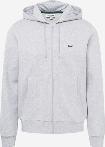 LACOSTE Sweatvest in Grijs: voorkant