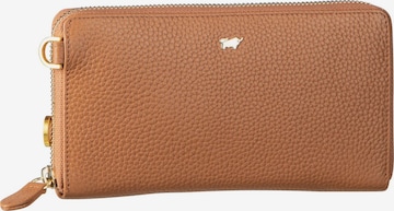 Braun Büffel Wallet in Brown: front