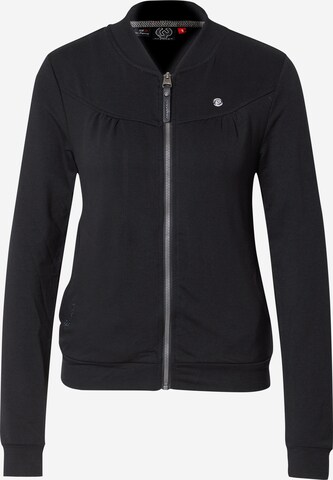 Ragwear Sweatjacke 'KENIA' in Schwarz: predná strana