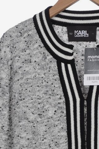 Karl Lagerfeld Strickjacke M in Grau