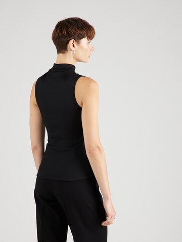 HUGO Top 'Deurybia' in Black