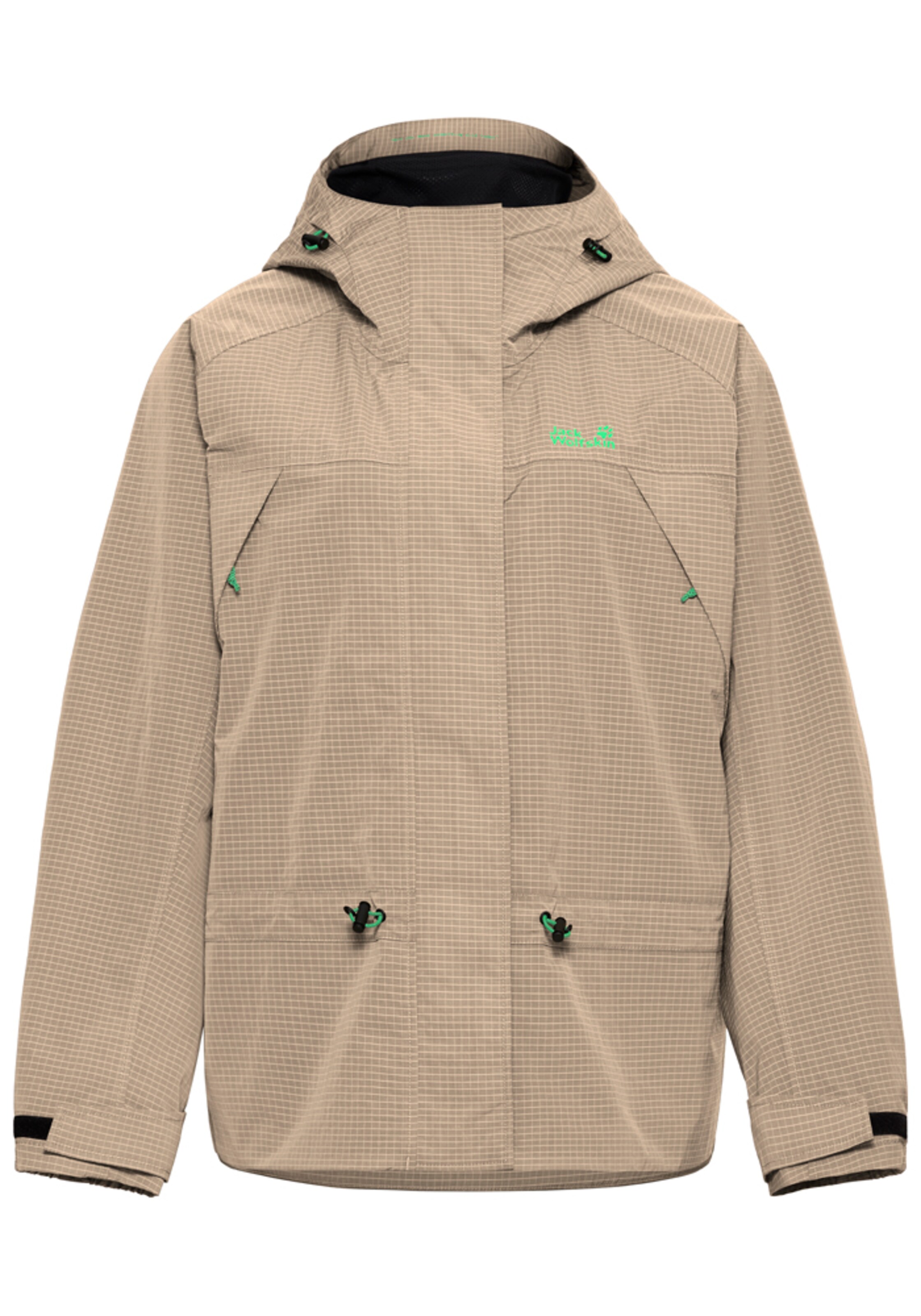 JACK WOLFSKIN Outdoor Jacket in Beige: front