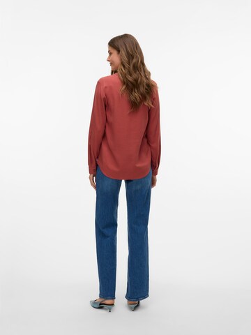 Chemisier 'VMMYMILO' VERO MODA en rouge