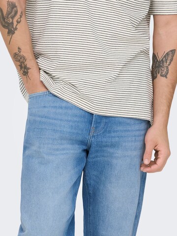 Only & Sons Regular Jeans 'ONSEdge' in Blauw