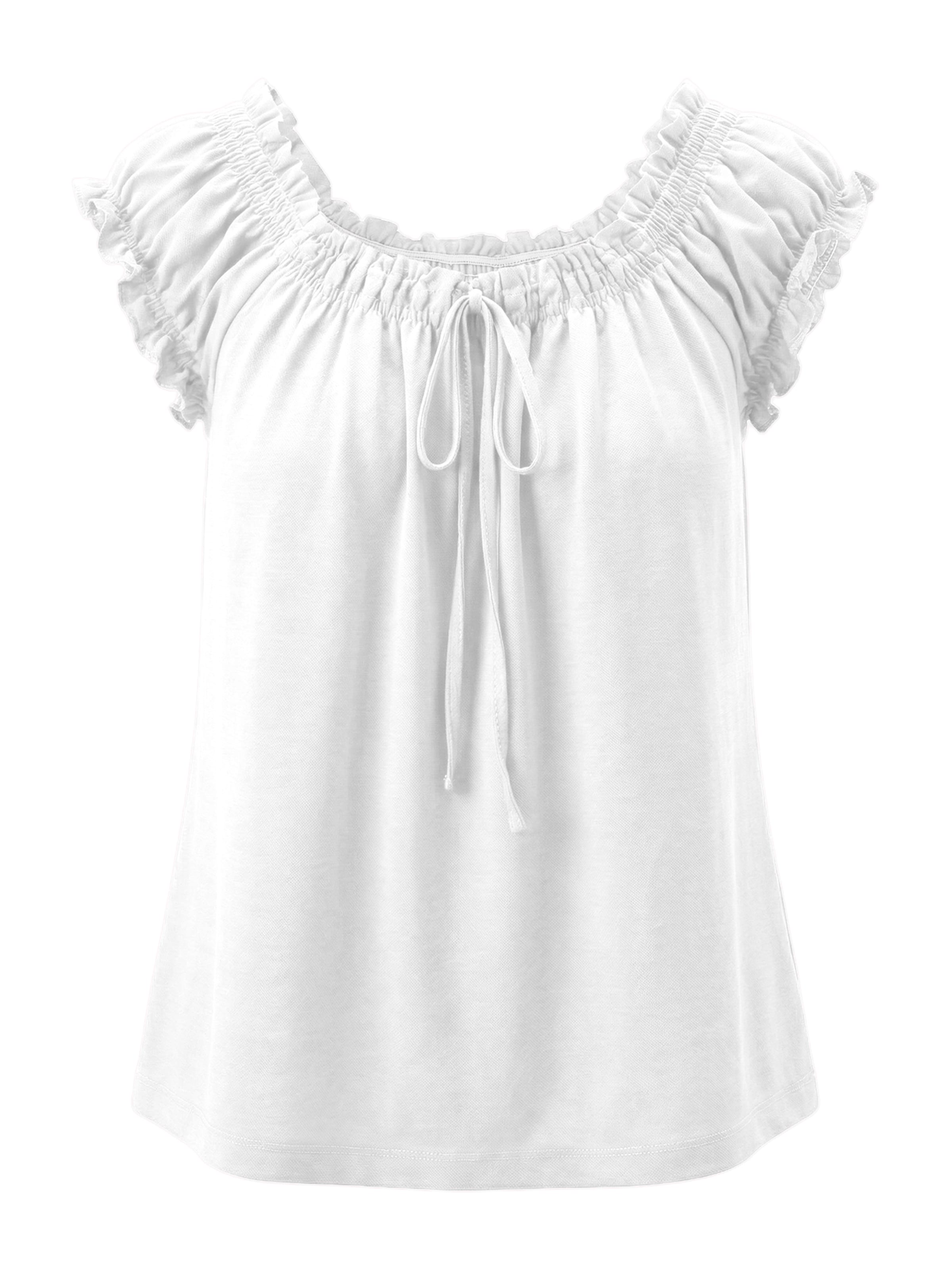 Imily Bela - Top en blanco: frente