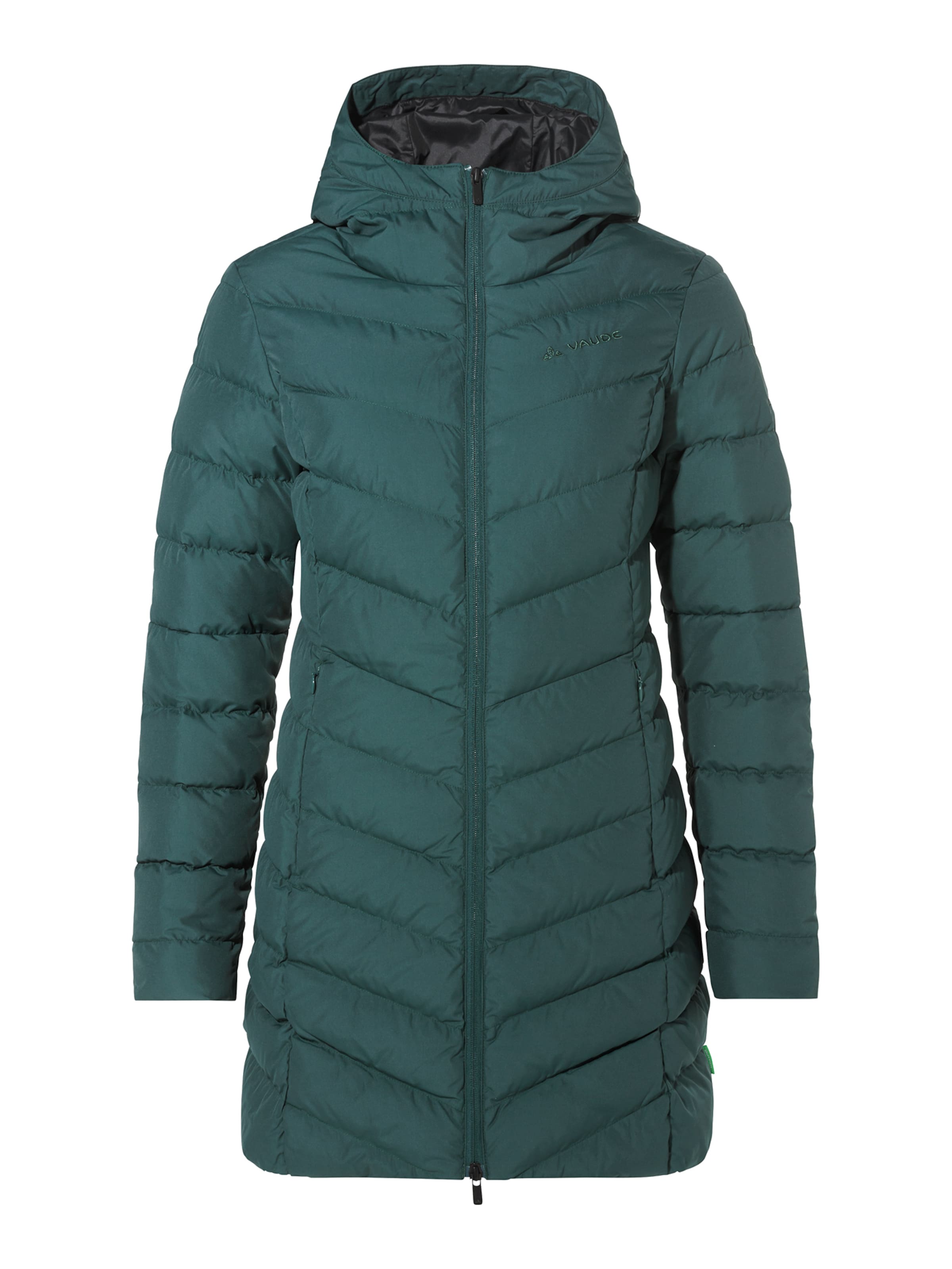 VAUDE Between-seasons coat 'Annecy' in Green: front