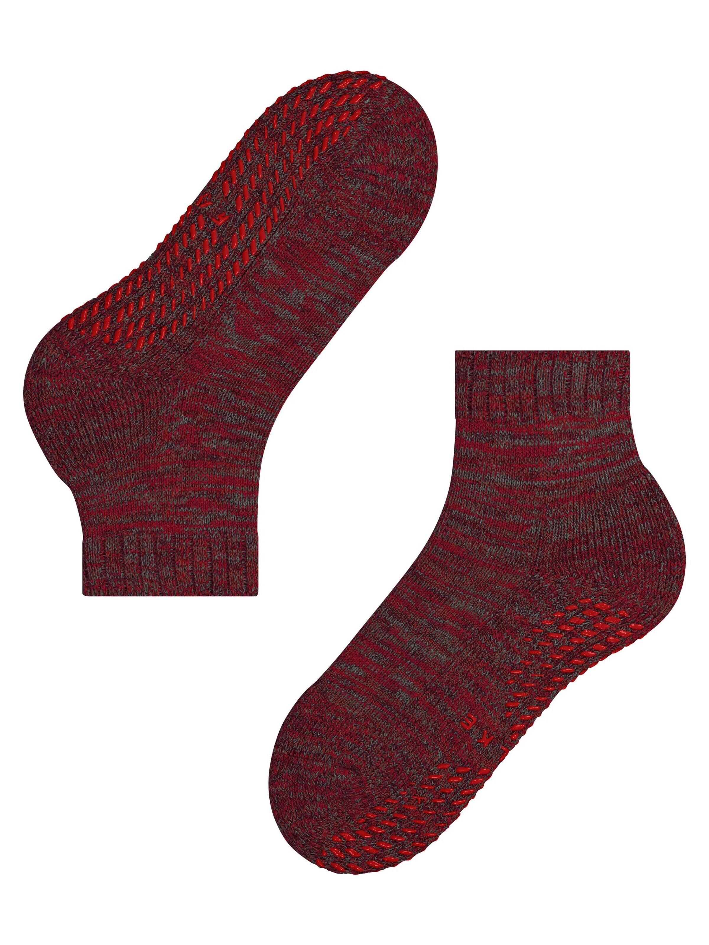FALKE Socks 'Cotton Grip' in Red