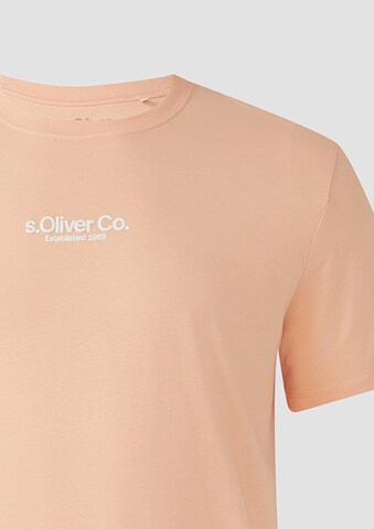 s.Oliver Men Big Sizes Shirt in Orange