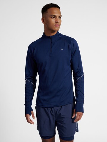 Newline Sports sweatshirt in Blue: front