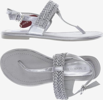 MARCO TOZZI Sandals & High-Heeled Sandals in 38 in Silver: front