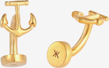 KUZZOI Cufflinks in Gold: front