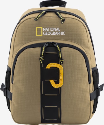 National Geographic Backpack 'EXPLORER III' in Beige: front