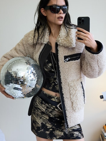 Desigual Winterjas in Bruin