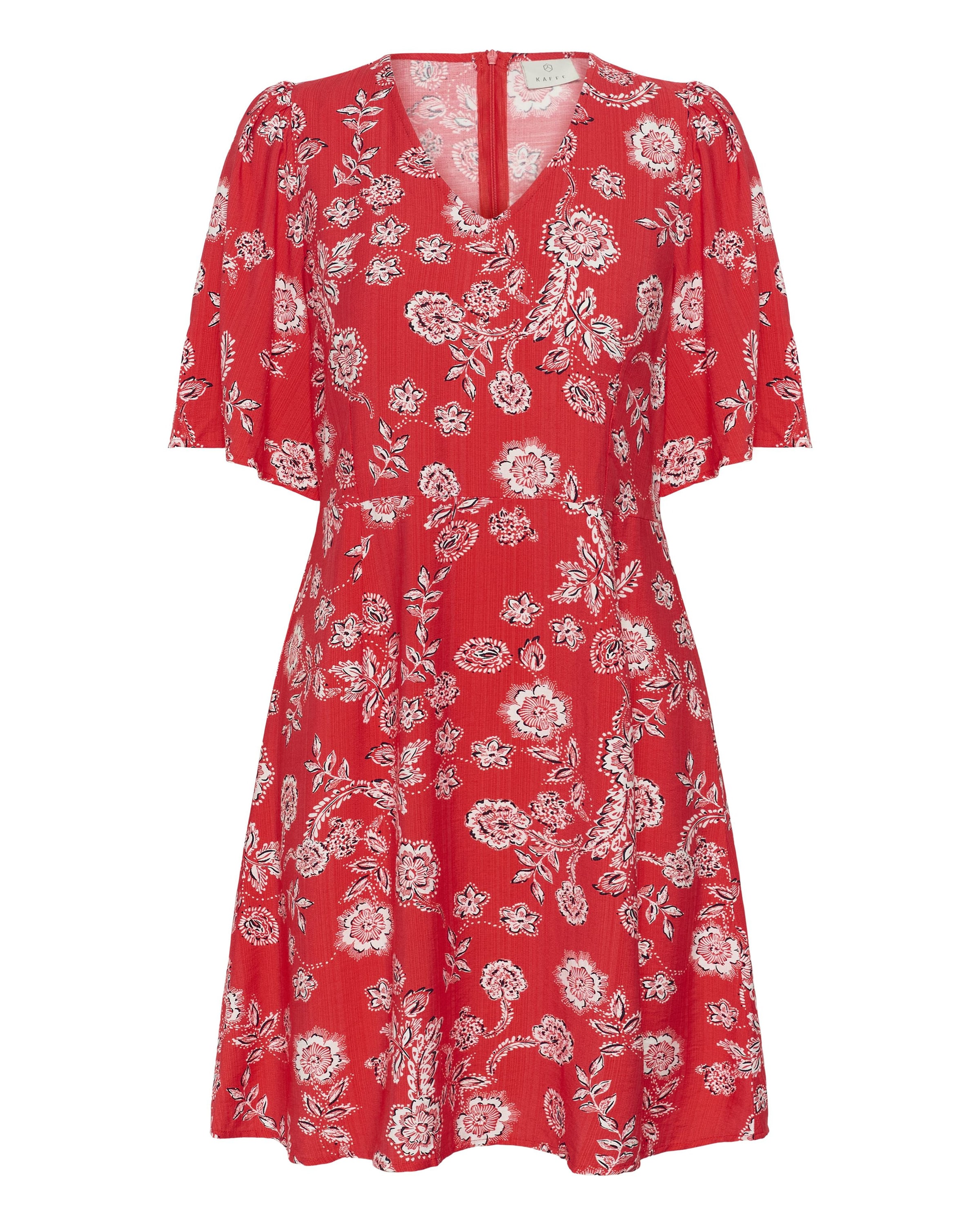 Kaffe - Vestido 'KAamina' en rojo: frente