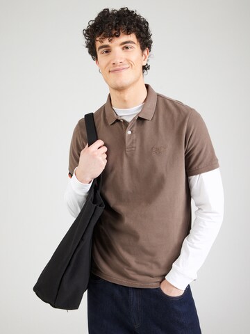 Maglietta di Superdry in marrone: frontale