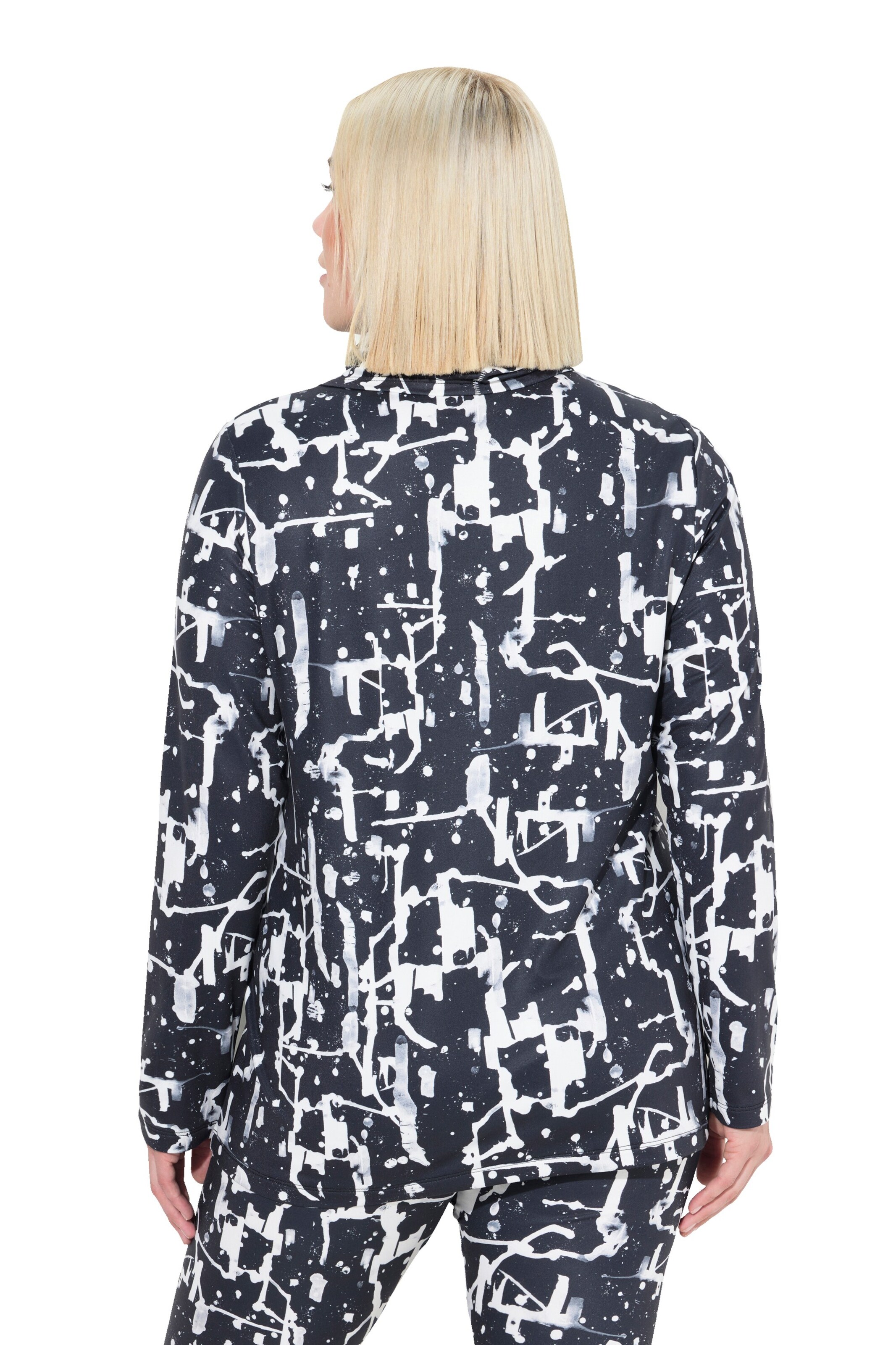 Ulla Popken Shirt in Zwart