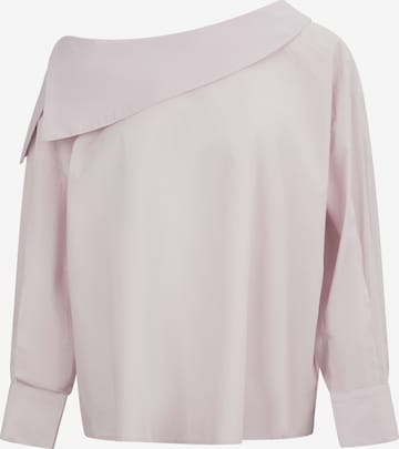 Usha - Blusa em roxo: frente