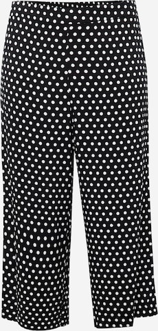 Wide leg Pantaloni di Michael Kors Plus in nero: frontale