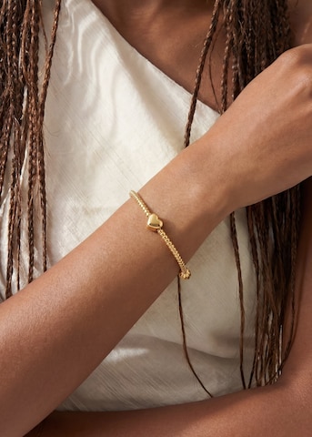 PURELEI - Atrelado 'Classic Heart' em ouro: frente
