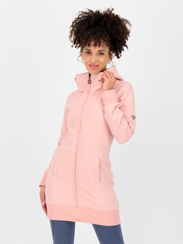 Alife and Kickin Sweatjacke 'BernadetteAK' in Pink: predná strana