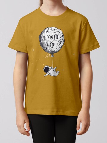 T-Shirt 'Funny Spaceman' watabout.kids en jaune