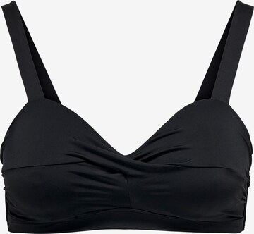 Bustier Bikini ONLY Carmakoma en noir : devant